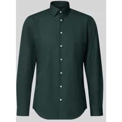 slim fit zakelijk hemd met kentkraag