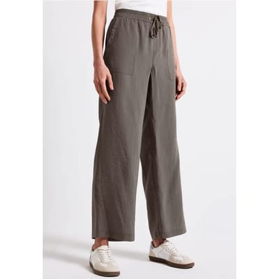 Wide Legs gestructureerde broek