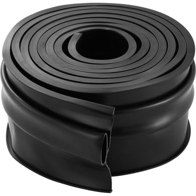 Kit de Seuil et Joints Inférieurs de Porte de Garage, Forme en U 10 Pieds + Joint Torique Joint Inférieur Universel de Porte de Garage Bande d'Étanchéité PVC, À Combiner avec un Garage Étanche