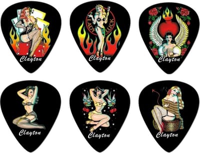 Clayton - Trouble Dollz - plectrum - medium - 12-pack