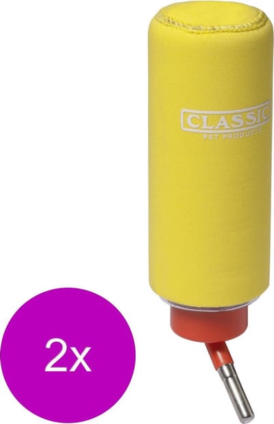 Classic Drinkfles Hoesje Assorti - Waterfontein - 2 x 320 ml