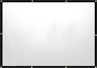 Outdoor Film Scherm - Projectiescherm Opblaasbaar - Buiten Film Kijken - Scheurvast Polyester - Tot 120 Inch - Grijs