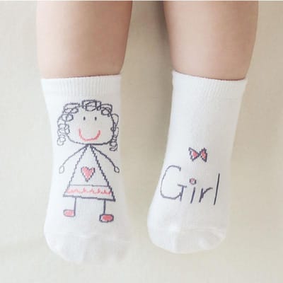Schattige Lente Zomer Baby Sokken Pasgeboren Katoen Baby Jongens Meisjes Schattige Peuter Asymmetrie Antislip Sokken voor baby's 0-2Years