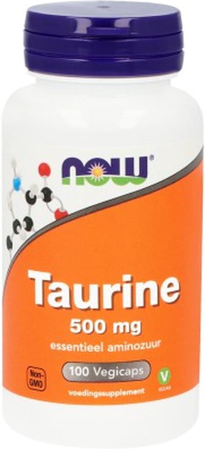 Now Taurine 500 mg Capsules 100 st