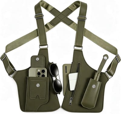 Versteekte en Verstelbare Holster Tas voor Mannen, Ideaal voor Dagelijks Gebruik en Reizen met Comfort en Veiligheid