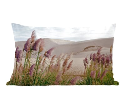 Sierkussens - Kussentjes Woonkamer - 50x30 cm - Pampasgras - Zand - Planten - Duin