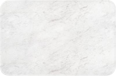 WC mat 60x40 cm - Antislip - Wit - Marmer - Grijze aders - Toiletmat - Vloermat - Douchemat - Toilet tapijt - Toiletmatten