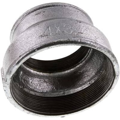 Rp 4'' x Rp 3'' Verzinkt Gietijzeren Ronde Sok 25 Bar - FL2S-F-IZ-400R-300R