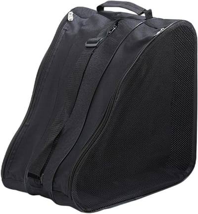 Schaatsen Tas - Opbergtas Skates - Sportuitrusting Opslag - Waterdicht Nylon Materiaal - 40 cm Lengte - Zwart