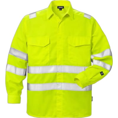 Fristads Hi Vis Overhemd Klasse 3 7049 Spd - Hi-Vis geel - S
