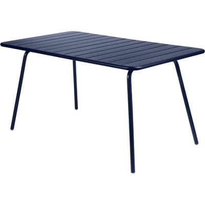Fermob LUXEMBOURG tafel - 143 x 80 cm - 92 abyssblauw
