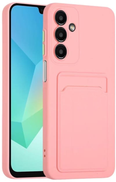 TPU Bescherm-Hoes Skin Cover met Pas-vak geschikt voor Samsung Galaxy S26 - Roze