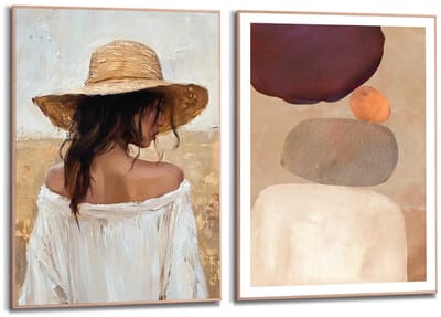 Schilderijen set Onder de zon - 70 x 50 - Hout - REINDERS