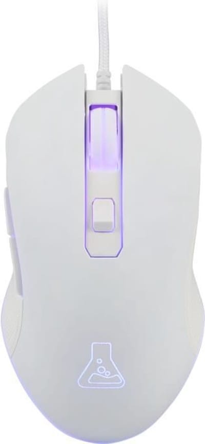 Draadloze gamingmuis - THE G-LAB - KULT HELIUM - Wit