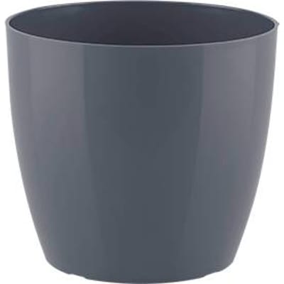 Bloempot antraciet, Ø 200 mm, 2 st.