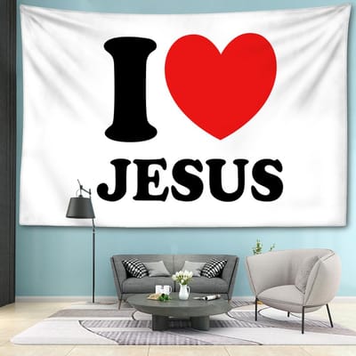 Zwarte Liefdesbrief Wandtapijt Muurhanger Religieuze Kunst Abstract Mysterieus Hekserij Hippie Tapitz Woonkamer Huisdecoratie 95x73CM