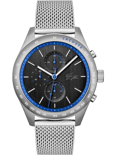 Lacoste Apext 2011298 Horloge - Staal - Zilverkleurig - Ø 44 mm