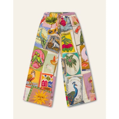 Oilily Palazzo Broek- maat104/4yr Almond Oil