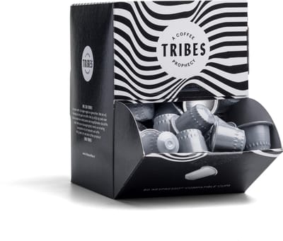 Tribes Coffee Koffiecups met gebrande en gemalen koffie - 80 stuks