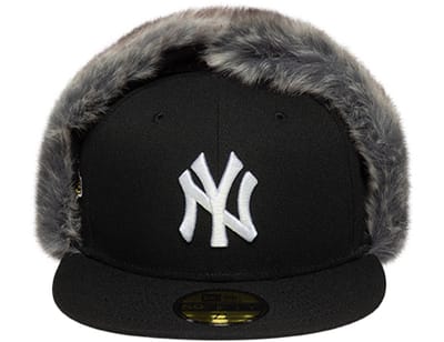 New Era MLB New York Yankees 59fifty Dogear Fitted Pet Zwart