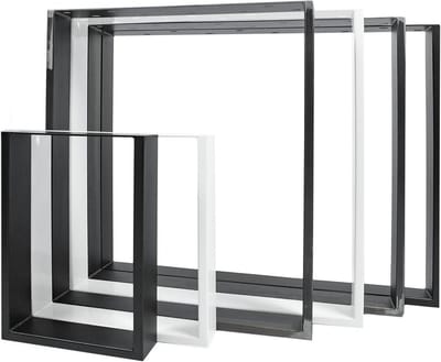Tafelonderstel Metaal - Tafelpoten Bureau - Meubels Maken - Eenvoudige Montage - 80x72 cm - Industrieel