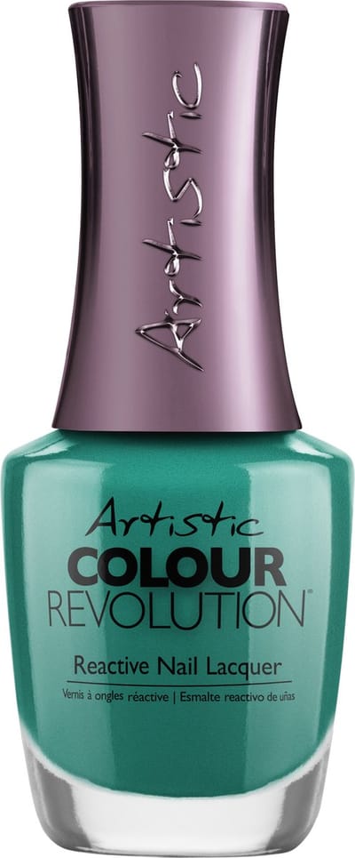 Artistic Nail Design Colour Revolution ' Up Teal Dawn ' (Blauw-Groen Parelmoer/Metallic )