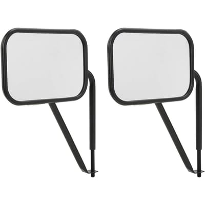 Zijachteruitkijkspiegel Autodeur Achteruitkijkspiegel Vervanging voor Jeep Wrangler JK JL TJ YJ CJ white