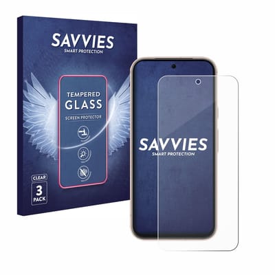 Savvies - Glas Screenprotector voor Google Pixel 8a - Gehard Beschermglas 9H 3 Stuks