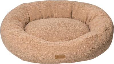 Topmast Hondenmand Teddy Sherpa Fleece - Beige - Large - 84 x 80 x 23 cm - Made in Europe