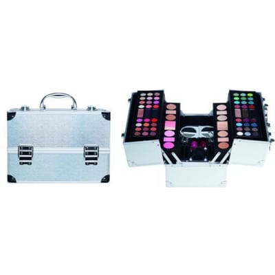 Casuelle Make-up koffer alu zilver Opmaken en sieraden