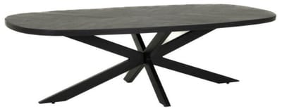 Tower Living Salontafel Silvi Zwart 130cm