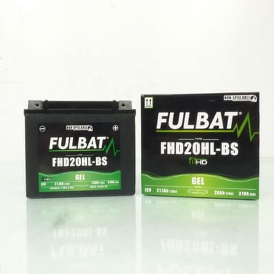 SLA Fulbat-accu voor Harley-Davidson 1340 Dyna Convertible motorfiets, bouwjaar 1995 t/m 1998, model YHD20HL-BS / YTX20HL-BS / 12 V 20 Ah, nieuw