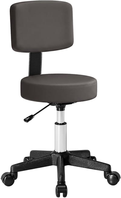 HOMCOM - Woonkamerkruk - PU - 35x35x84cm - Grijs