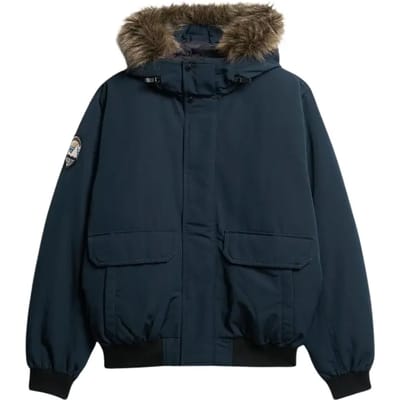 Superdry - Everest Faux Fur Bomberjack - Heren - Gewatteerde jassen