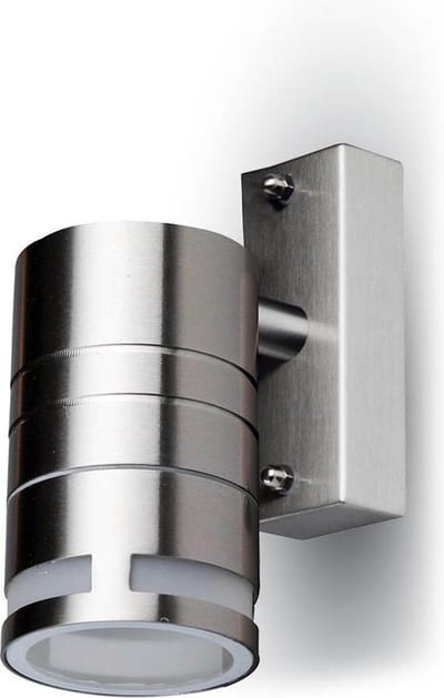V-TAC VT-7631 Wandlamp Buiten - Omlaag - GU10 Houder - IP44 - Roestvrij Staal