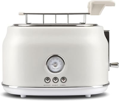 Lexium Broodrooster met tostiklemmen - Broodroosters - Toaster - Berde sleuven - Meedere standen en instelbare warmteniveaus