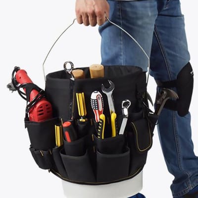 Dailygoods- Gereedschapskist Multifunctioneel - Tuingereedschapsorganizer - Draagbare Gereedschapstas - Oxford-stof - Meerdere Vakken - Goede Bescherming