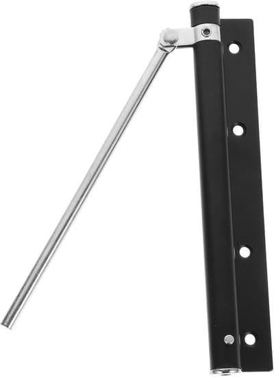 Automatische Deursluiter - Veersluiter Poorten - Zelfsluitend Gemak - Roestvrij Staal - 18.8cm Lengte - Zwart
