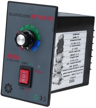 Regelbare PWM Spanning Regulator voor DC Motoren 12V tot 60V - Vooruit/achteruit rijfunctie, Geschikt voor 24V, 36V en 48V Motoren, Ideaal voor Hobbyprojecten en Elektrische Voertuigen