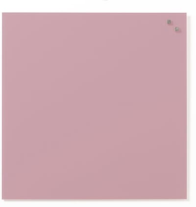 NAGA  Glassboard 45x45cm Licht Roze