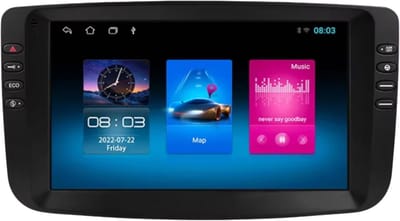 Autoradio met bluetooth - Carplay - Voor Fiat Linea & Punto EVO (2012-2015) - Geschikt voor Apple en Android - Stereo - Navigatie - Navigatiesysteem auto - 1GB 16GB