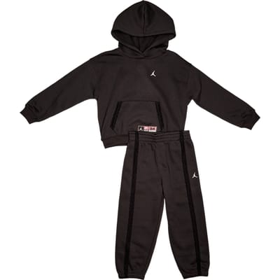 Jordan Lace Trainingspakken Peuter - Grijs - Maat 92 - 98 CM - Katoen Fleece