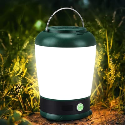 Oplaadbare Campinglamp met 6 Verlichtingsmodi, 2000mAh Capaciteit, Waterdicht en Draagbaar voor Tent en Noodverlichting