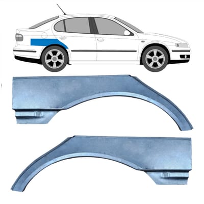 Reparatiepaneel achterspatbord voor Seat Toledo II 1999-2004 / Links + Rechts