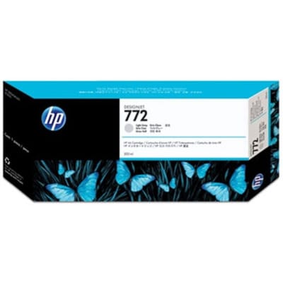 Hp inkjet cartridge, model cn634a no. 772, kleur lichtgrijs, 300 ml.