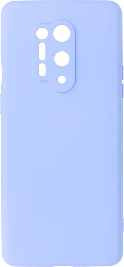 Hoesje Geschikt voor de OnePlus 8 Pro - Fashion Color Backcover Telefoonhoesje - Paars