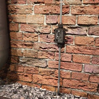 HOFTRONIC - Lasdoos IP68 Waterdicht - 2 ingangen - Kabelverbinder I-vorm (Recht) - 4-11mm kabeldikte - Waterdichte Kabeldoorvoer Zwart