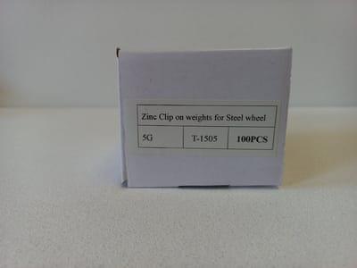Wielgewicht / balanceer gewicht voor stalen wiel / velgen 5 gram 100 stuks