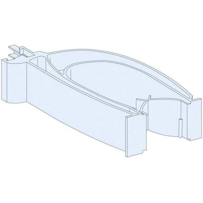 Schneider Electric LVS04264 PrismaSeT-G, kabelklem, verticaal, (12 stuks) 1 stuk(s)