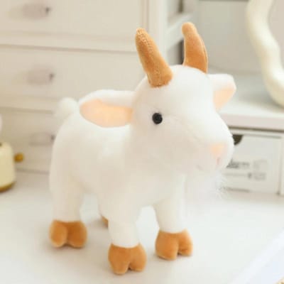 20 cm Peluche Animaux de la Forêt Debout Mignonne Girafe Lion Renard Tigre Cadeau d'Anniversaire Poupées d'Accompagnement et d'Apaisement Noël Pré 20cm